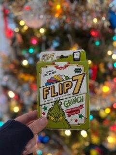 Just played the new Grinch Flip-7 game as a family and it’s safe to say this will be one of our most-played quick card games by the end of the holiday season. 

Our whole family was able to play (even our 5 year old could hold her own with this one). Once the kids got over the hurt of busting the first time or two, everyone became obsessed with this game. And we all LOVE the classic Grinch illustrations. I mean, how could you not?

#flip7 #flip7game #grinchflip7 #grinch #christmasgames #familygamenight #cardgame #boardgamebunch