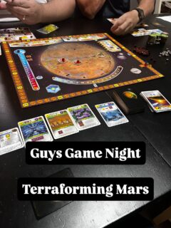Guys Game Night

We were a member short last month so we decided to play Terraforming Mars again. I have really enjoyed playing this game. Even have the iPad version to play against the AI. Such a fun game and I wiped the floor with these guys. Overall it was a pretty low scoring game but a good time was had by all. Also had the chance to meet Drew Kimball from @galaxyofgamesutah which was great to talk games and their process of helping new game developers. 

#guysgamenight #terraformingmars #iloveboardgames #bgg #boardgamebunch