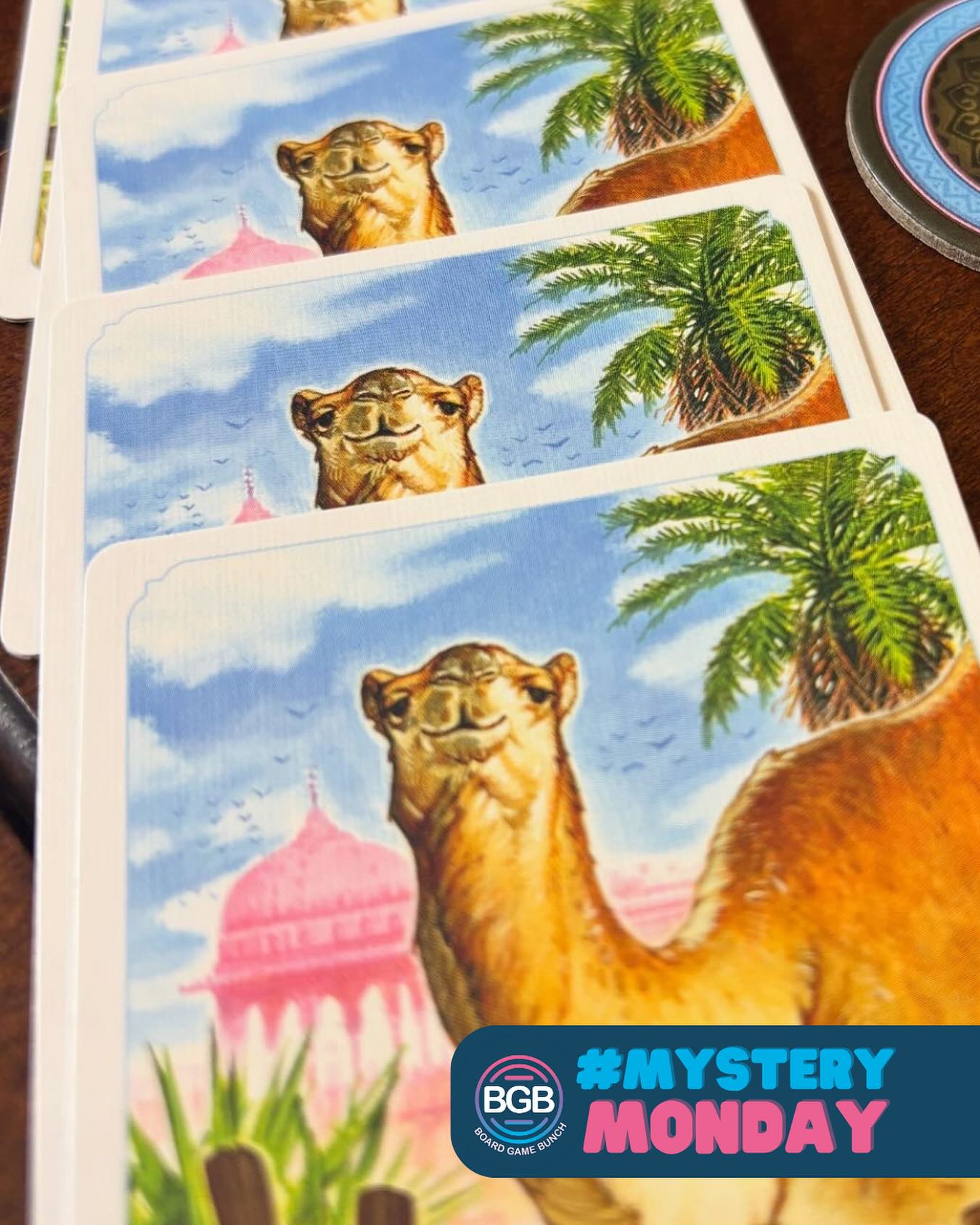 Time for another #MysteryMonday🎲! Today’s theme is Camels, chosen by @axels_boardgames.

This game has been become one of our favorite 2 player games. And sometimes, the camels are the secret to winning.🐫 

Do you know it?